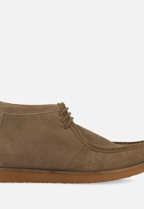 BOTTINES EN CUIR DE STYLE WALLABEE BOYLSTON