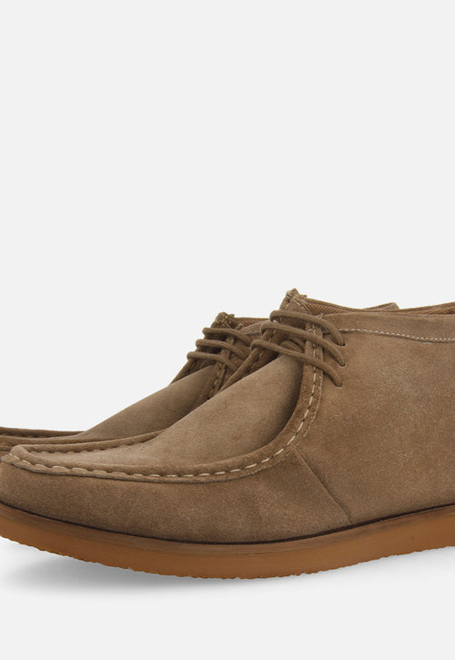 BOTTINES EN CUIR DE STYLE WALLABEE BOYLSTON