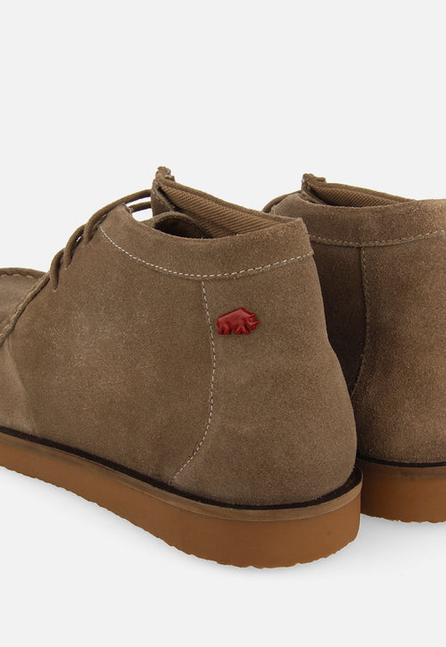 BOTTINES EN CUIR DE STYLE WALLABEE BOYLSTON