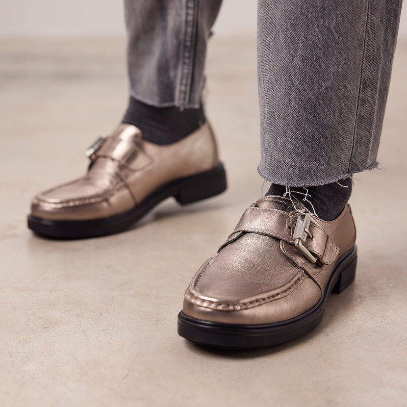 MOCASINES HEBILLA PIEL HEFFEN