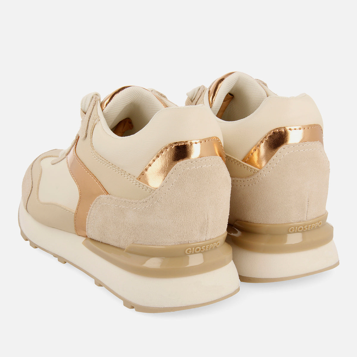 SNEAKERS METALLIZZATE CON ZEPPA INTERNA CASTILE