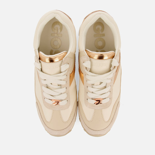 SNEAKERS METALIZADAS CUÑA INTERNA CASTILE