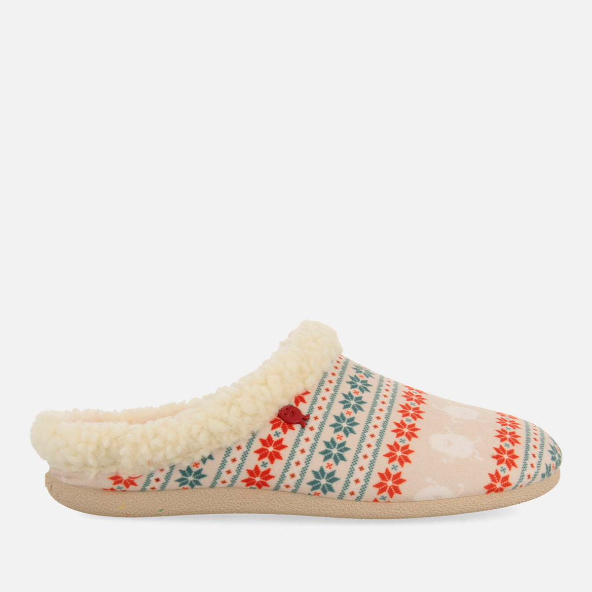 WINTER PRINT SLIPPERS SZARVAS