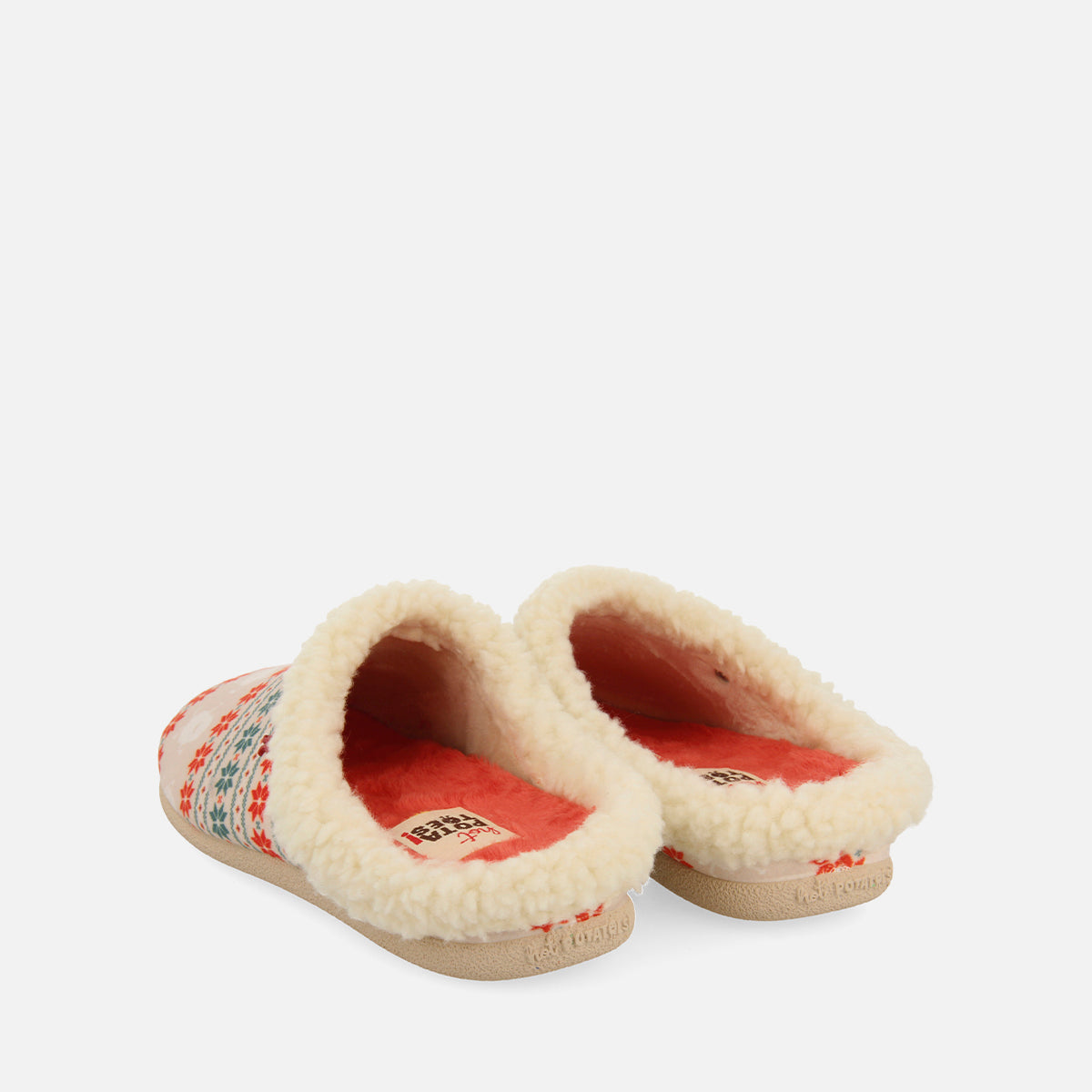 WINTER PRINT SLIPPERS SZARVAS