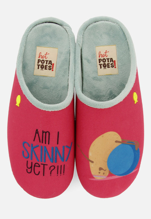 CHAUSSONS DE MAISON ROSE MESSAGE BENDORF