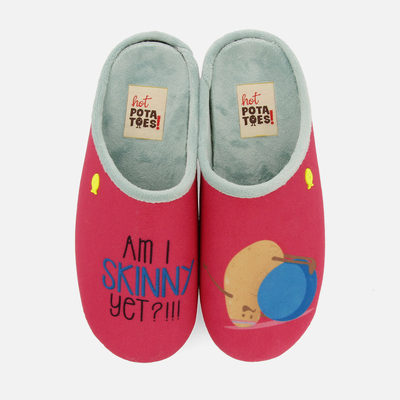 ZAPATILLAS DE CASA ROSA MENSAJE BENDORF