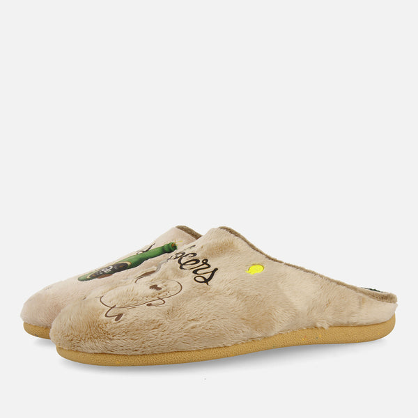 KORMEND MESSAGE FUR HOUSE SLIPPERS