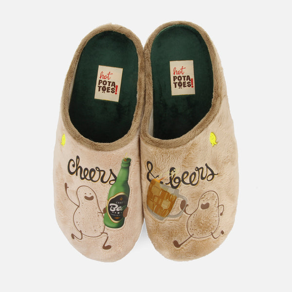 KORMEND MESSAGE FUR HOUSE SLIPPERS