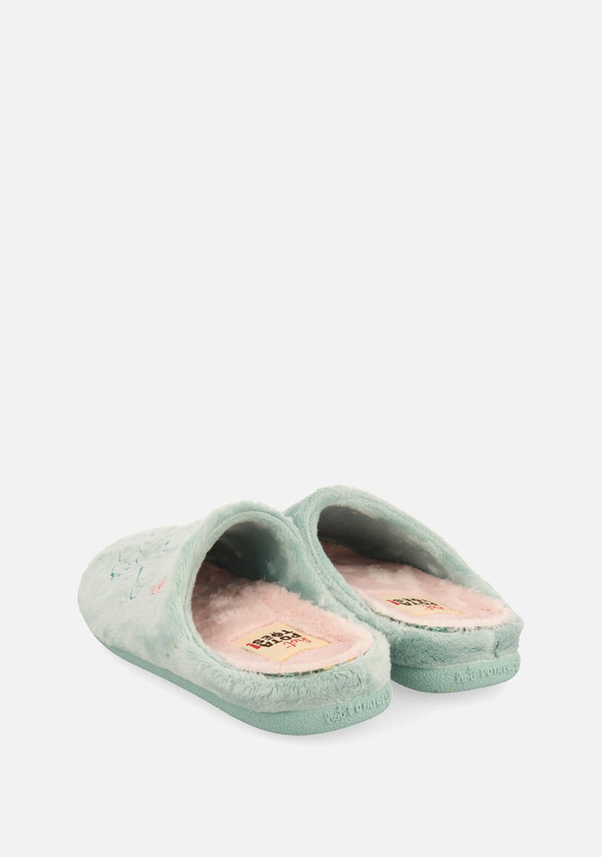 GUILFORD FUR HOUSE SLIPPERS
