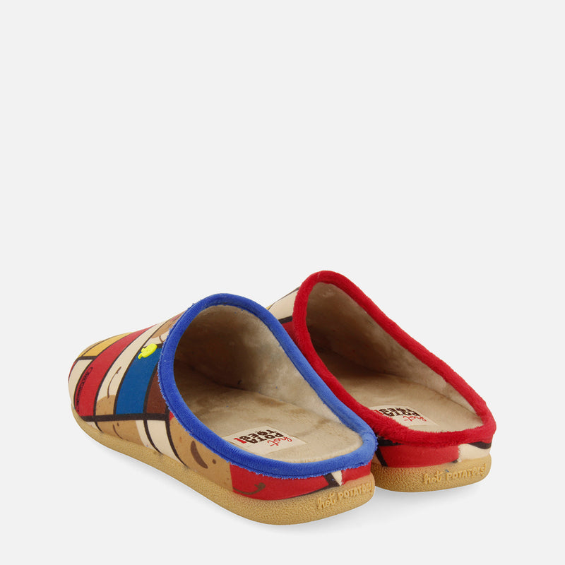 HEVES PRINT HOUSE SLIPPERS