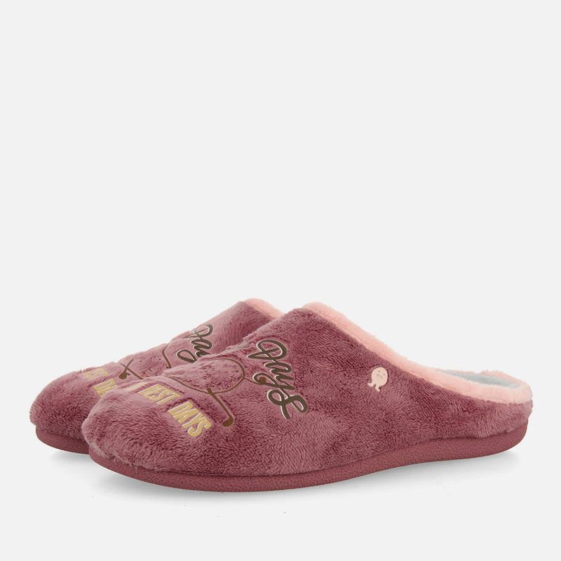 ZAPATILLAS DE CASA PELO ESTAMPADO RAKAMAZ