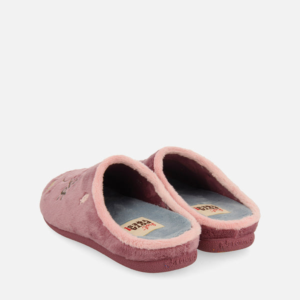 ZAPATILLAS DE CASA PELO ESTAMPADO RAKAMAZ