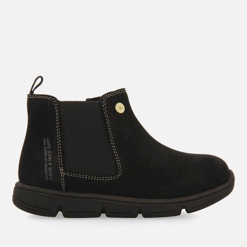 Botines Chelsea Para Niños GIOSEPPO Haslett – Piel Flexible, Suela Fina Y Puntera Ancha | Estilo Barefoot, Cómodos Para El Pie