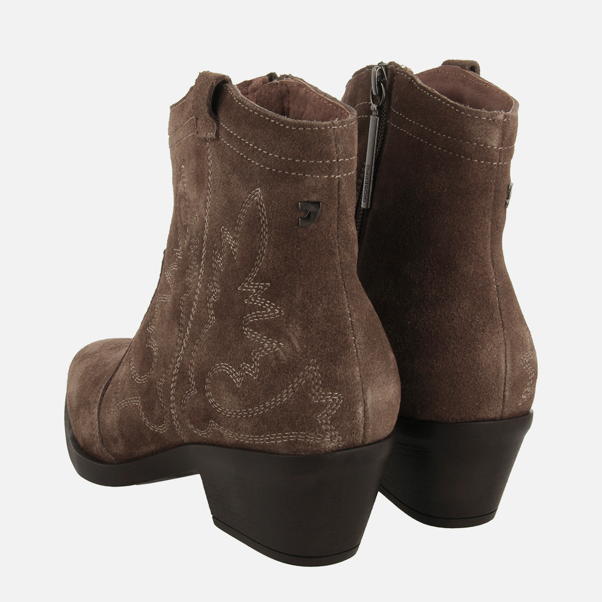 BOTINES COWBOY TACÓN PIEL SERRAJE LENZING