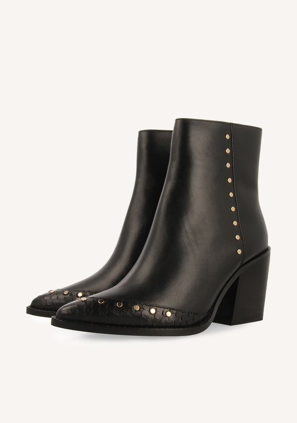 BOTINES COWBOY TACÓN PIEL MAISSAU