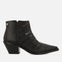 BRAIDED COWBOY BOOTS WITH LEATHER HEEL LIVONIA