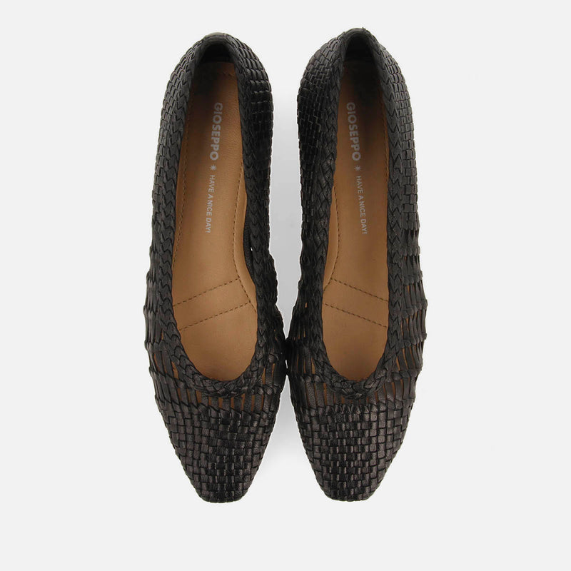 BRAIDED LEATHER BALLET FLATS MORIAH