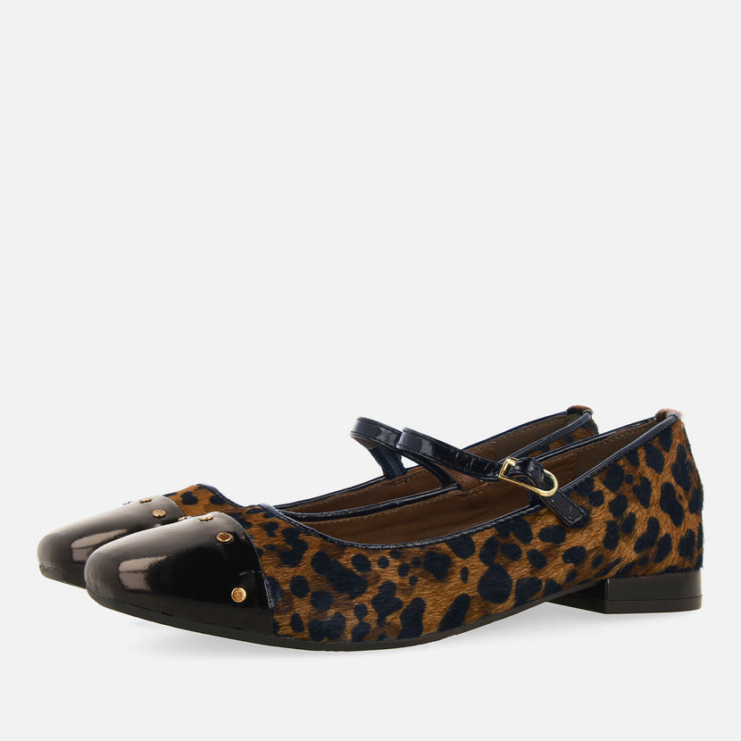 BAILARINAS MERCEDITAS PIEL ESTAMPADO LEOPARDO SERED