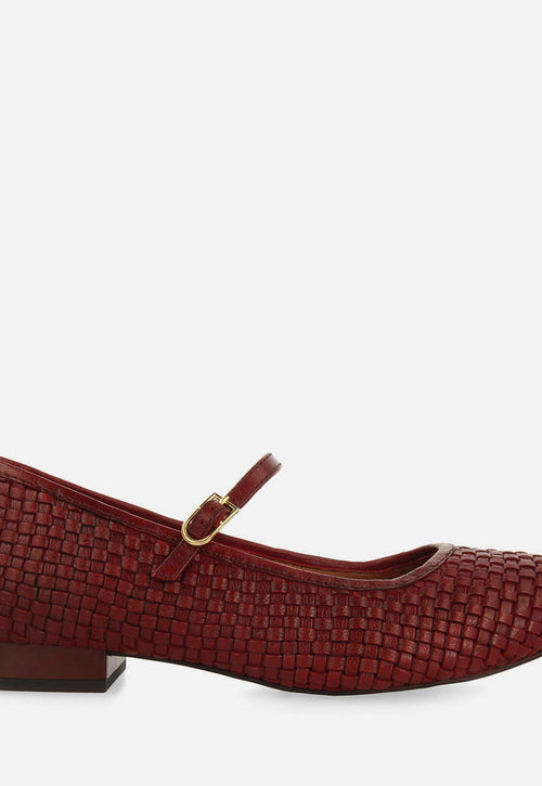 BALLERINES MARY JANES EN CUIR BODJAK