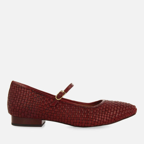 BALLET FLATS BRAIDED LEATHER BODAJK