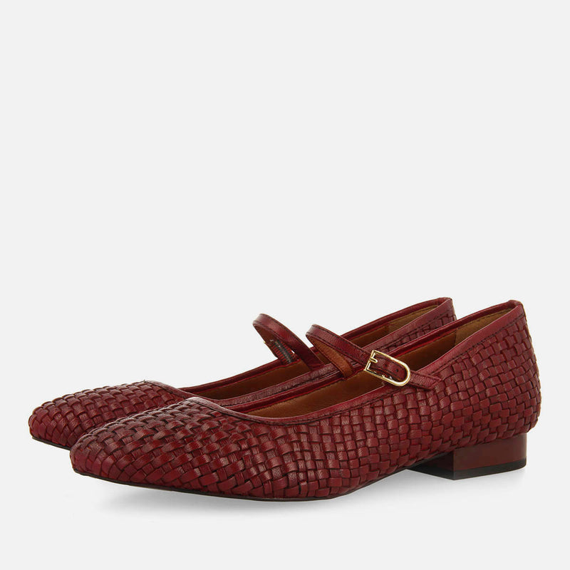 BALLET FLATS BRAIDED LEATHER BODAJK