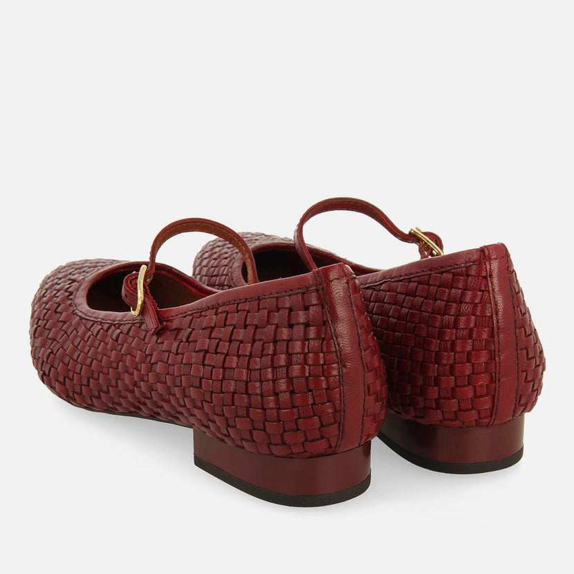 BALLET FLATS BRAIDED LEATHER BODAJK