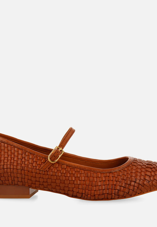 BALLERINES MARY JANES EN CUIR BODJAK 