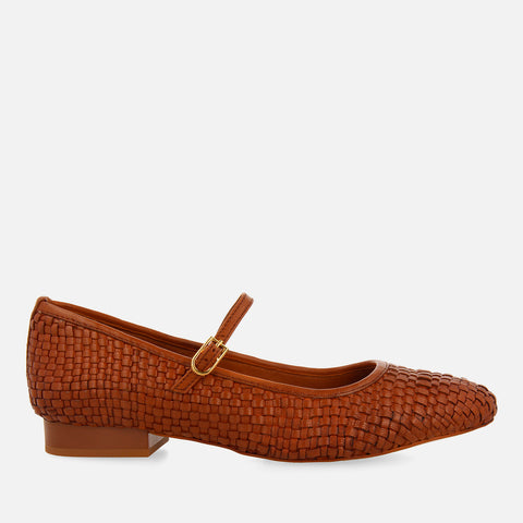 BALLET FLATS BRAIDED LEATHER BODAJK