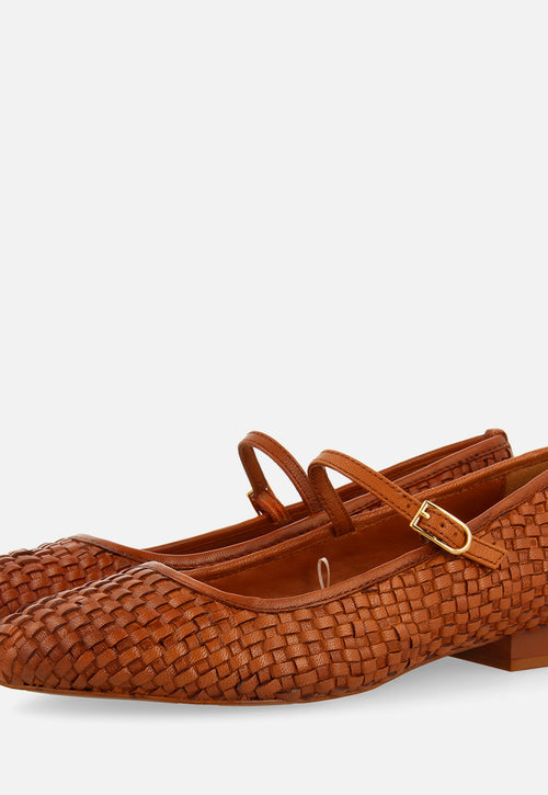 BALLERINES MARY JANES EN CUIR BODJAK 