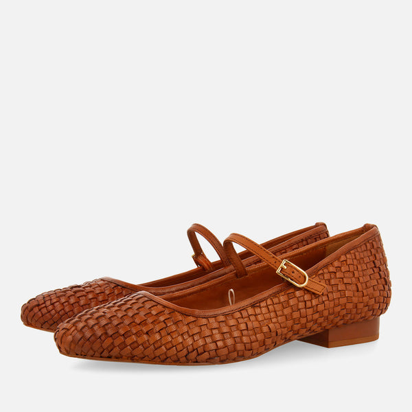 BALLET FLATS BRAIDED LEATHER BODAJK