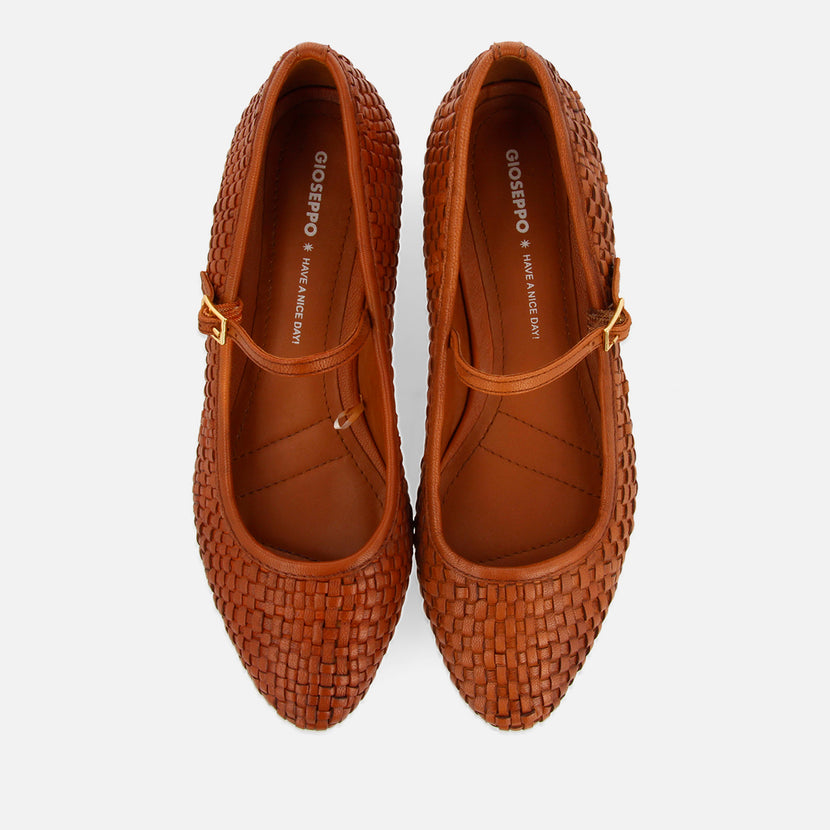 BALLET FLATS BRAIDED LEATHER BODAJK