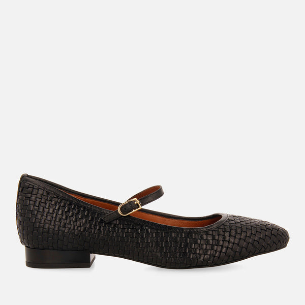 BALLERINE MERCEDITAS INTRECCIATE IN PELLE BODAJK