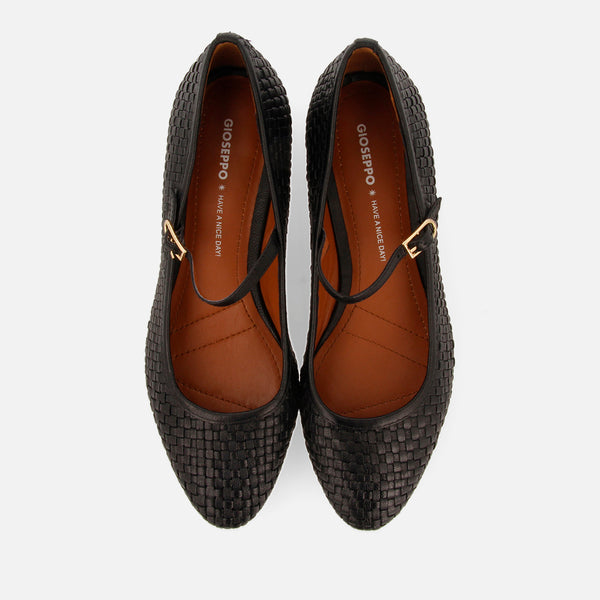 BALLERINE MERCEDITAS INTRECCIATE IN PELLE BODAJK