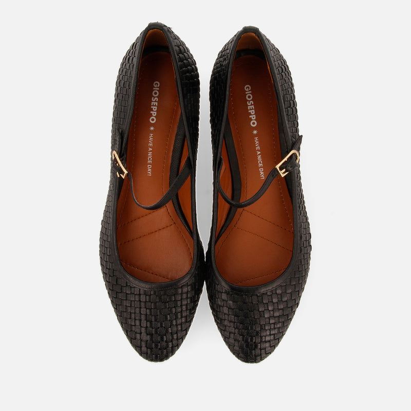 BALLERINE MERCEDITAS INTRECCIATE IN PELLE BODAJK