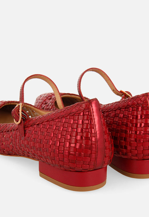 BAILARINAS MERCEDITAS TRENZADO PIEL SKALICA