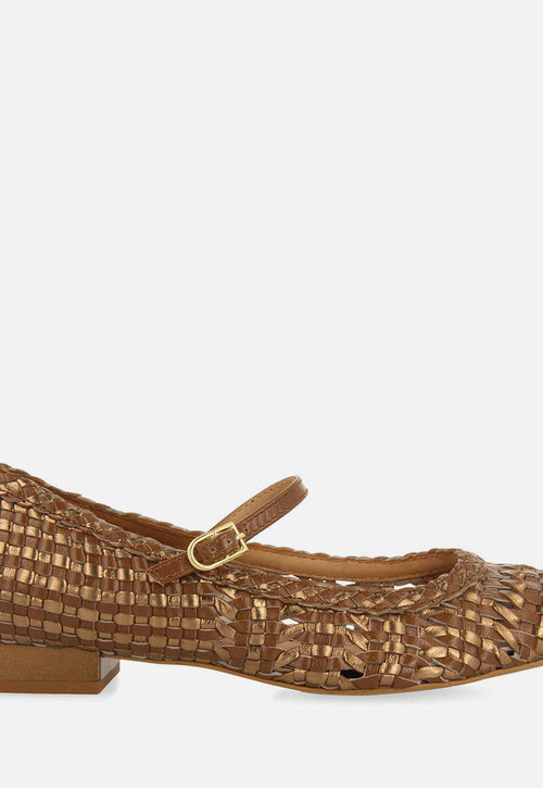 BAILARINAS MERCEDITAS TRENZADO PIEL SKALICA