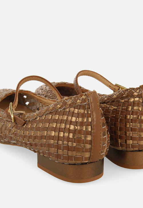 BAILARINAS MERCEDITAS TRENZADO PIEL SKALICA