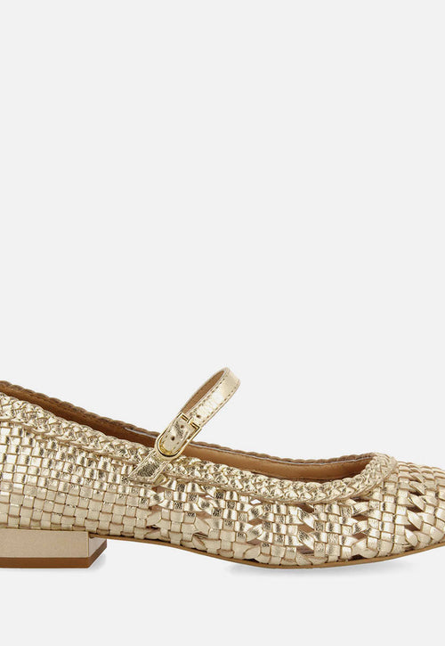 BAILARINAS MERCEDITAS TRENZADO PIEL SKALICA