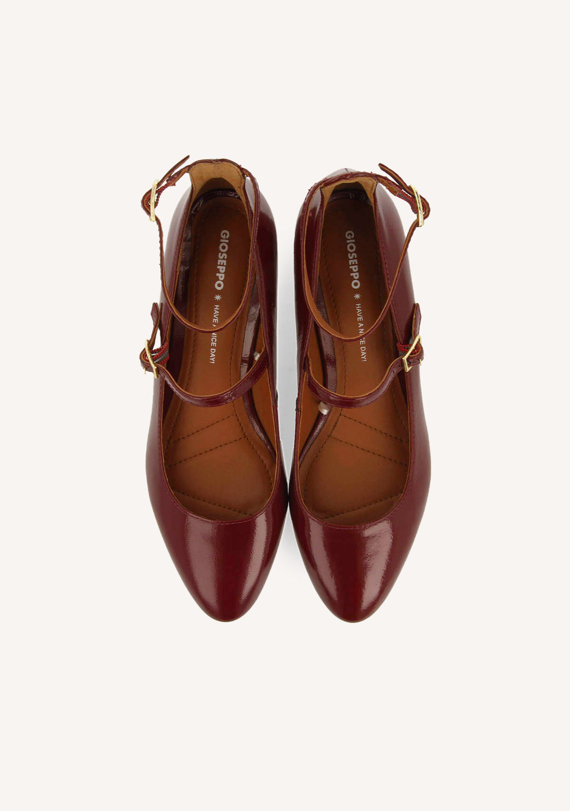 BALLERINE MERCEDITAS IN PELLE EFFETTO VERNICE KALSEN