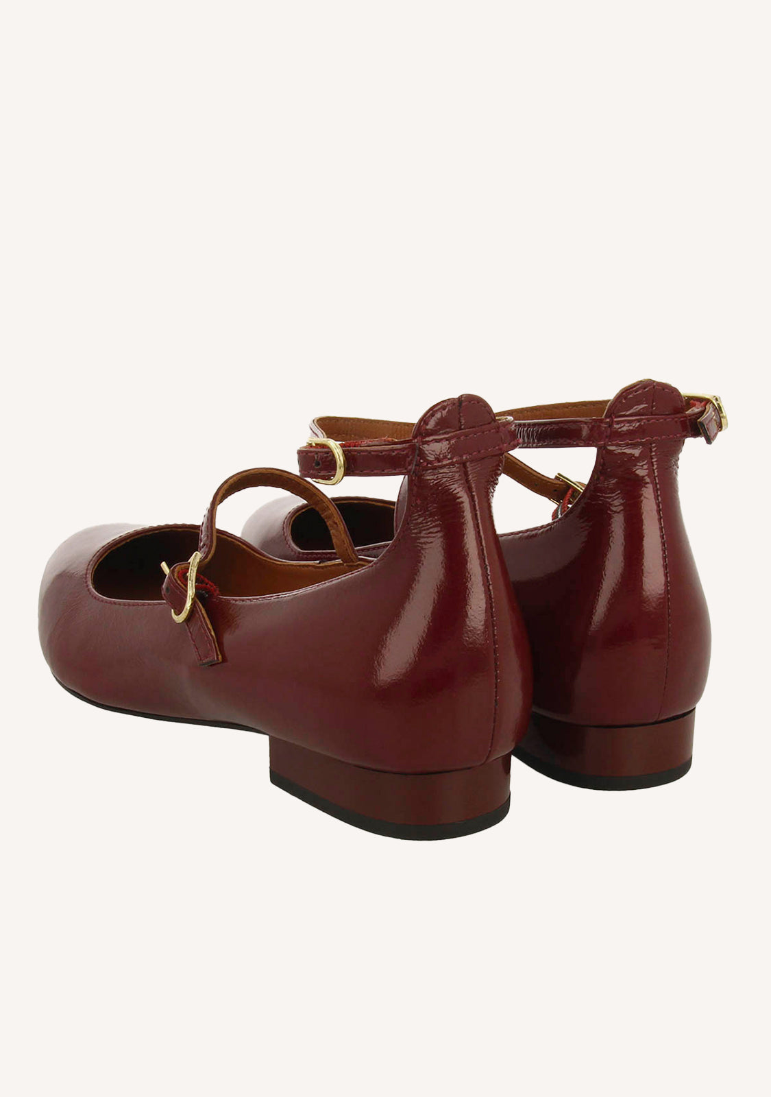 BALLERINE MERCEDITAS IN PELLE EFFETTO VERNICE KALSEN