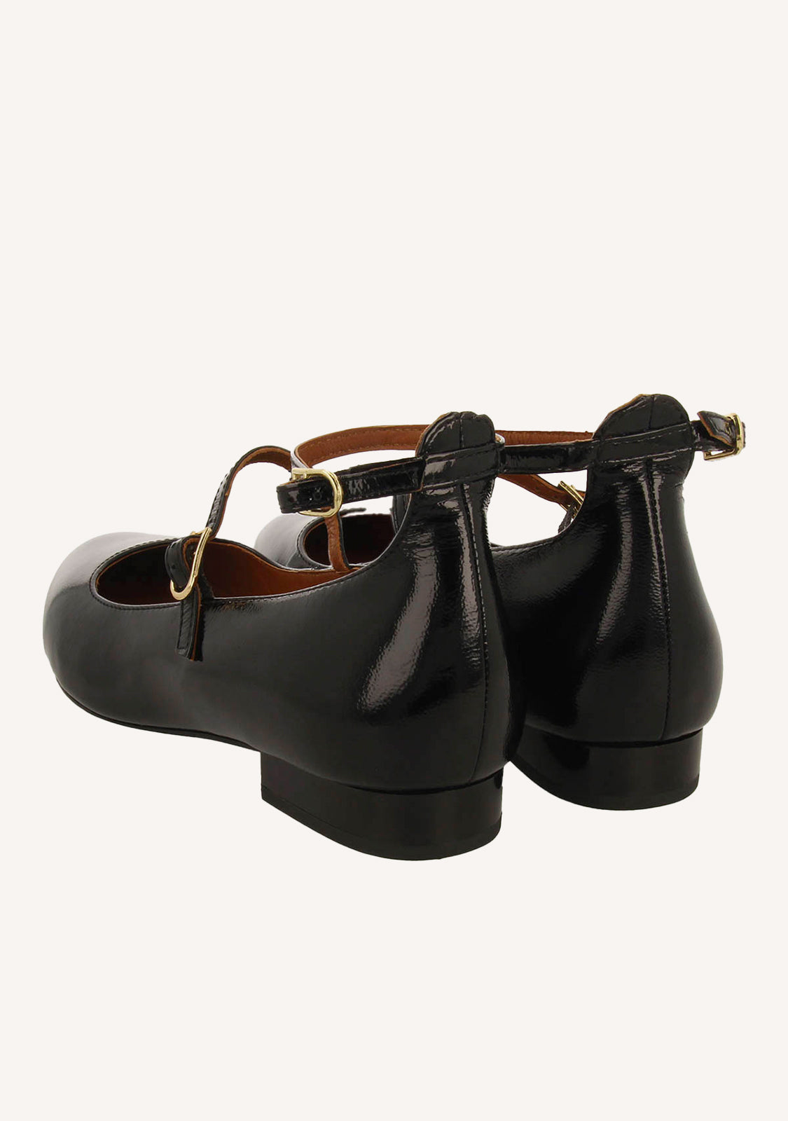 BALLERINE MERCEDITAS IN PELLE EFFETTO VERNICE KALSEN