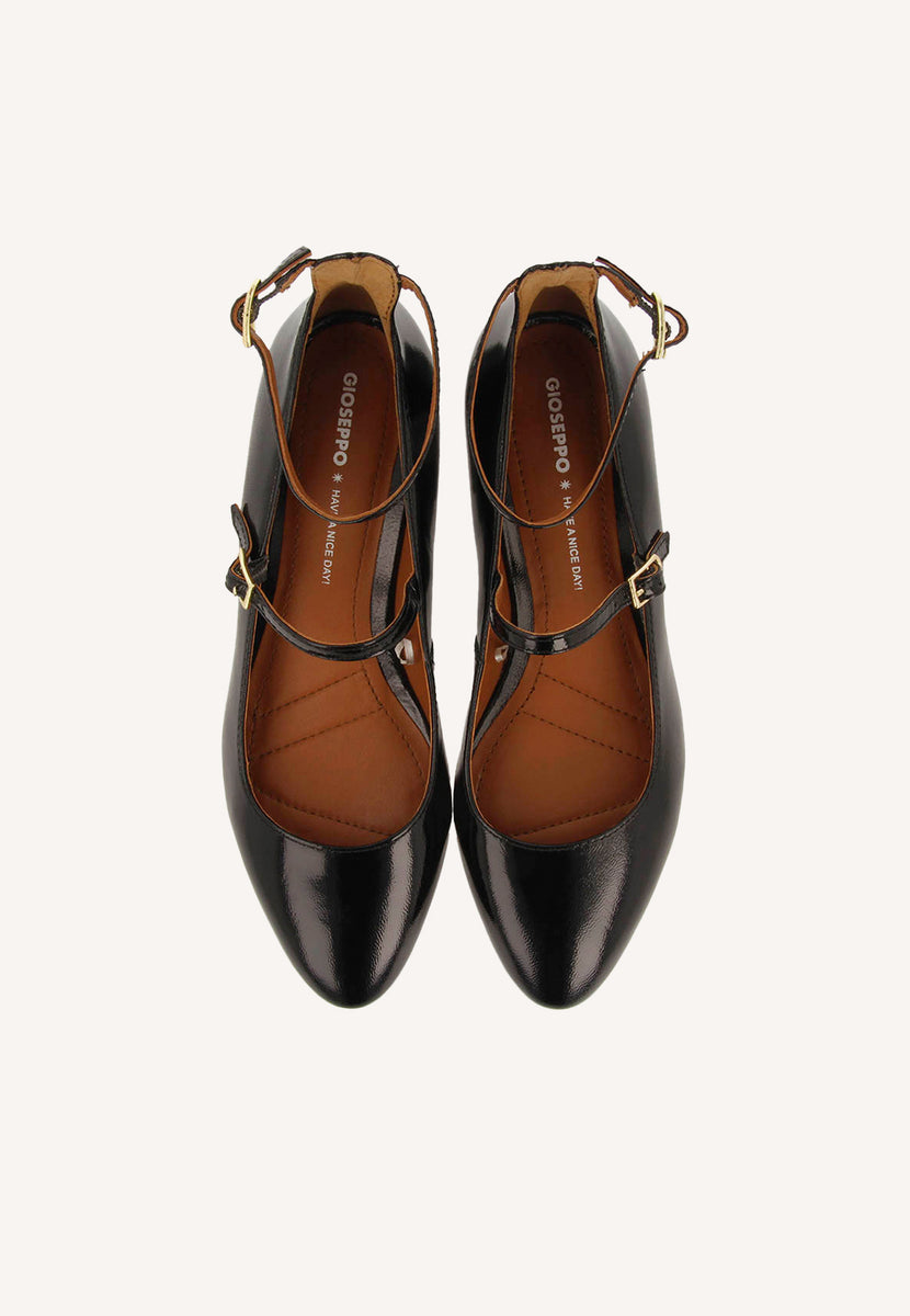 BAILARINAS MERCEDITAS PIEL EFECTO CHAROL KALSEN