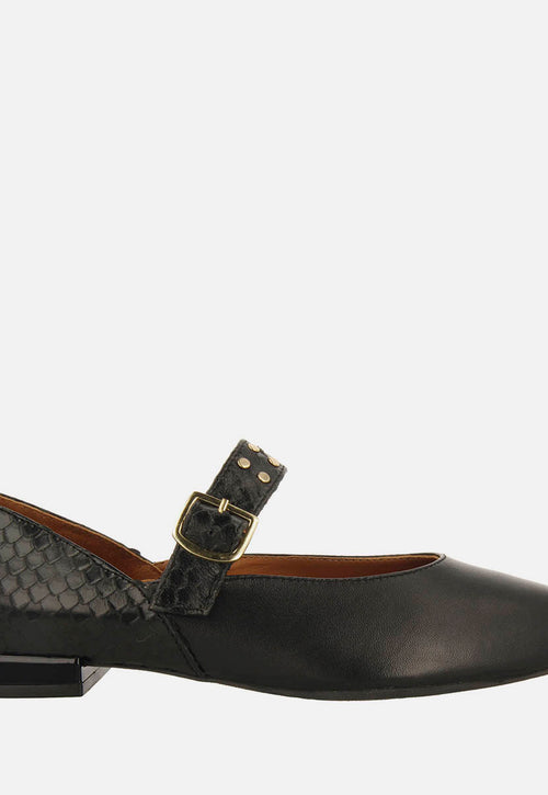 BAILARINAS MERCEDITAS PIEL CON TACHUELAS REERSO