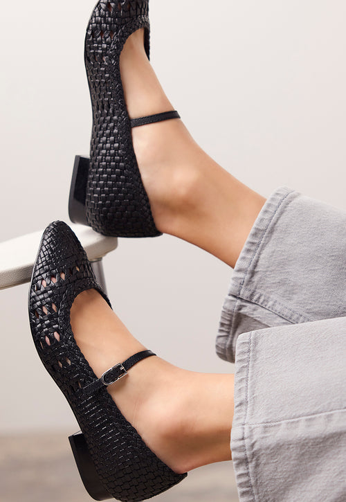 BAILARINAS MERCEDITAS TRENZADO PIEL SKALICA