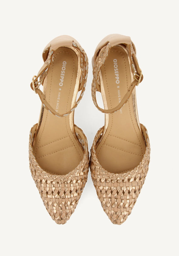 ZAPATOS DE SALÓN TRENZADO PIEL SARKAD