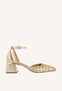 ZAPATOS DE SALÓN TRENZADO PIEL SARKAD