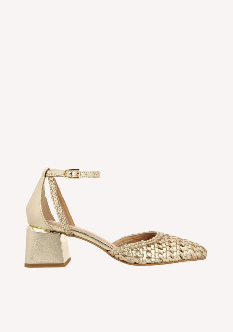 ZAPATOS DE SALÓN TRENZADO PIEL SARKAD