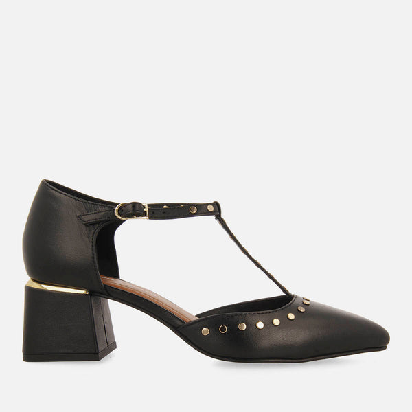 ZAPATOS DE SALÓN TACHUELAS PIEL SUMEG