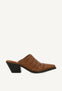 LEATHER HEEL MULES CLOGS BATTONYA