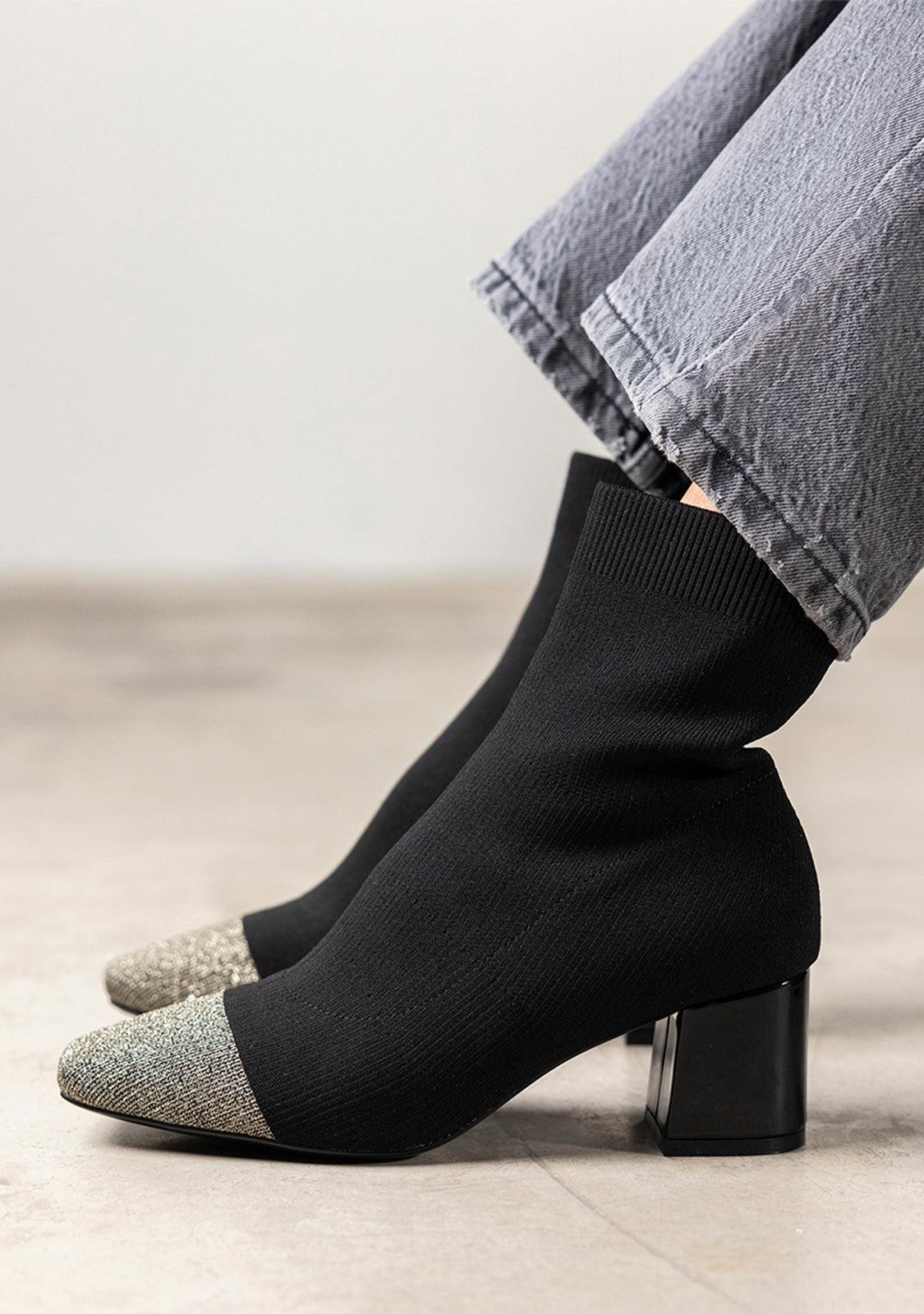 STIVALETTI TIPO CALZETTO TACCO VANLOSE